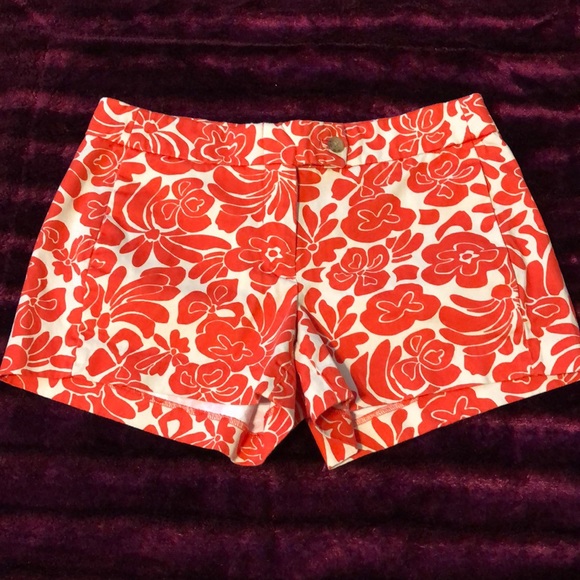J Crew 3in Floral Shorts Size 0 - Picture 1 of 2